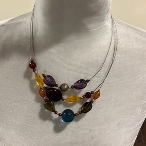 Beaded necklace. Worn several times. Listing #7009